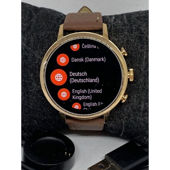 Fossil Gen 4 Authentic Digital Dial Smart Watch Custom Band FTW6018 LT283 - Picture 3 of 12